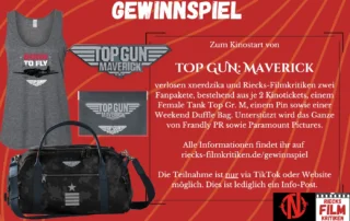 Gewinnspiel Top Gun Maverick Tasche, Freikarten